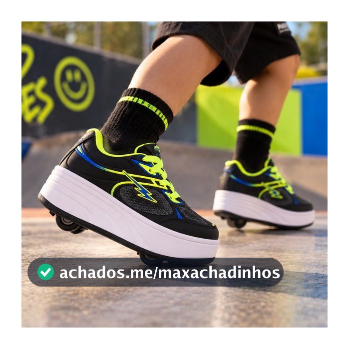 Tênis Infantil Menino Masculino Macio Confortável Com Rodinha Para Escola e Passeios