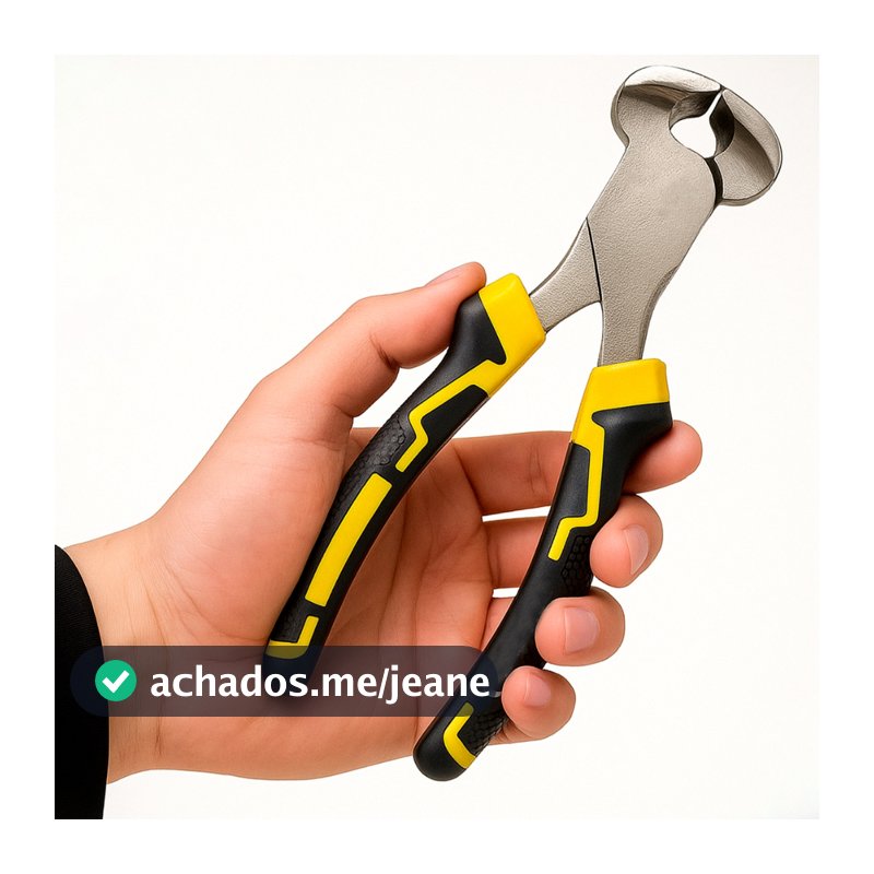 Alicate Turquesa 6 Polegadas de  Corte Frontal Antiderrapante Para Pisos Arames Pregos