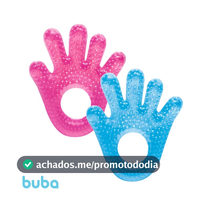 BUBA Mordedor Com Agua Maozinha Colorido