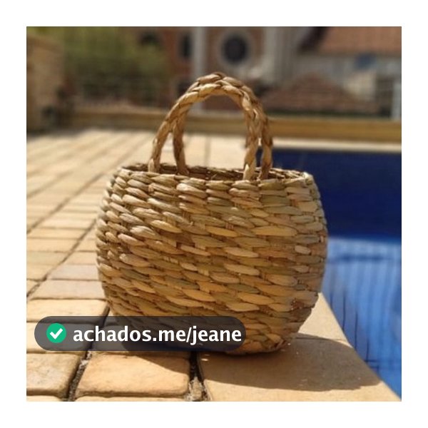 Bolsa de Palha Taboa Peruana P – Artesanal, Natural e Estilosa