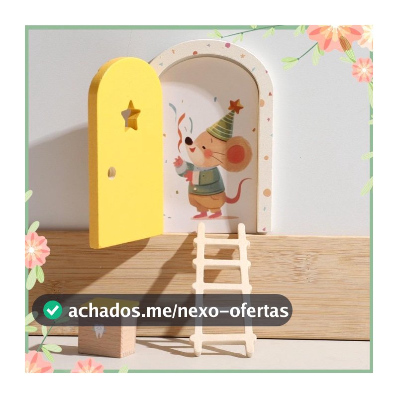 Porta De Elfo De Fada THUY , Decoração De Parede De Quarto De Casa De Bonecas , Desenho Animado , Caixa De Dente De Bebê