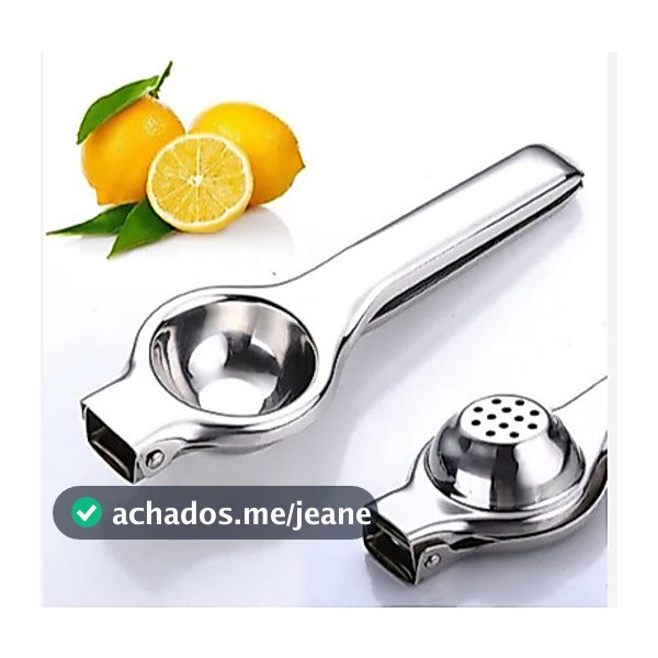 Espremedor Chef Gourmet De Limão Aço Inox Maciço Super Forte
