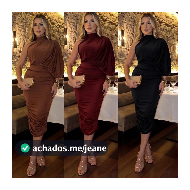 vestido vestidos de festa casamento convidada MONACO madrinha formatura midi elegante estiloso preto