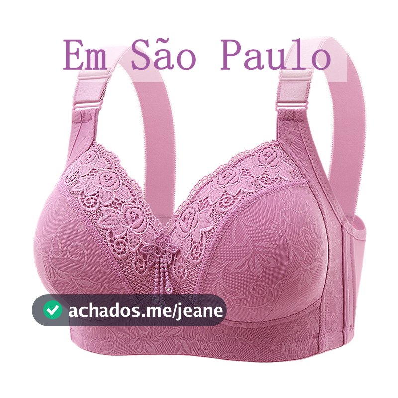 Sutiã Sim Bojo Plus Size Novo Luxo Renda Sem Aro, Levanta Busto Sensual