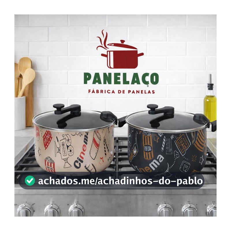 Pipoqueira panela antiaderente com desenho 4,5L n20