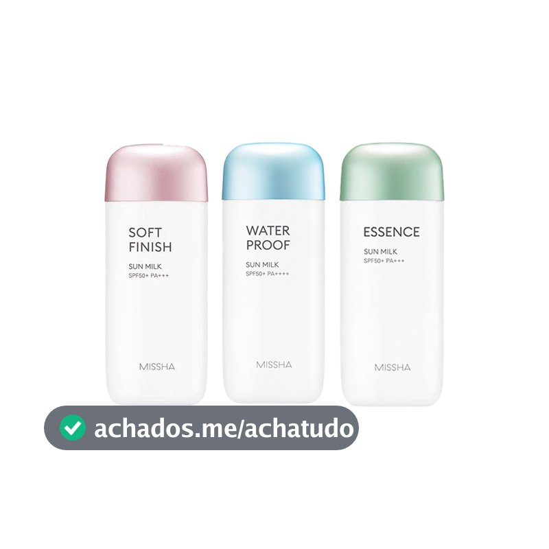 missha protetor solar Totalmente Seguro 70ml 3 Tipos