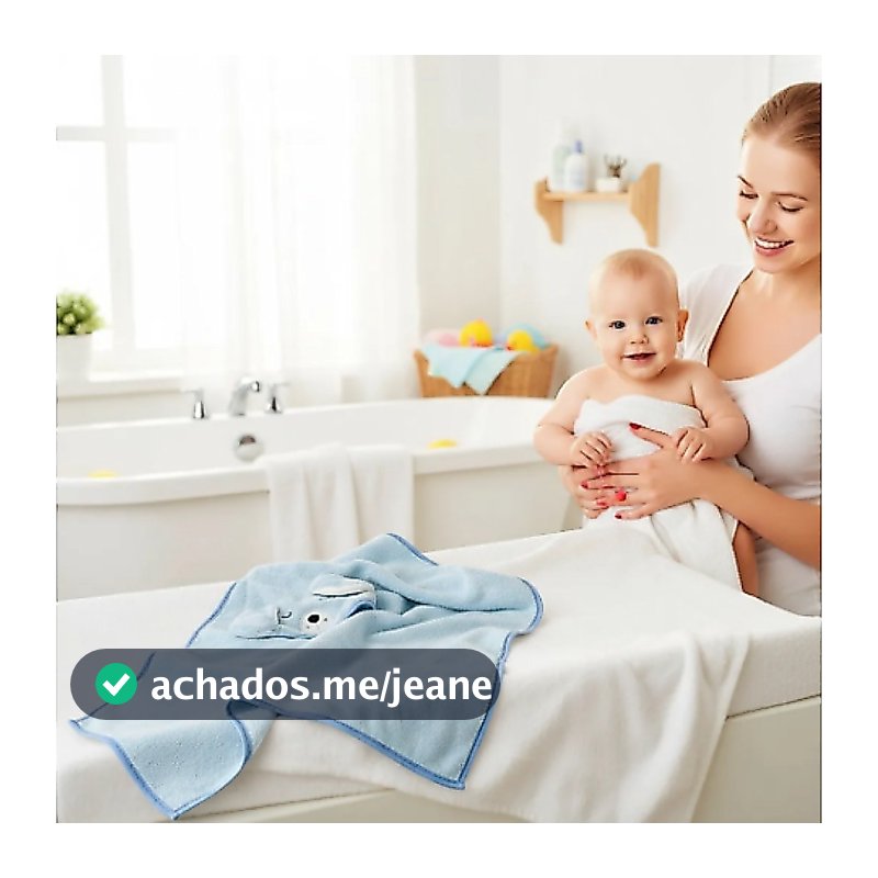 Toalha Banho Bebê Cores Capuz Roupão Infantil Recém Nascido Criança Bichinho Bordado