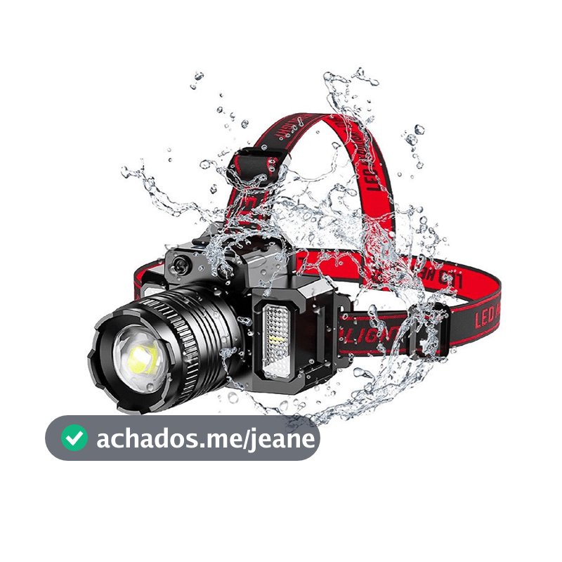 Farol Lanterna Iluminação De Emergência Cabeça Lâmpada Ao Ar Livre À Prova Dwaterproof Água Pesca Acampamento USB Recarr