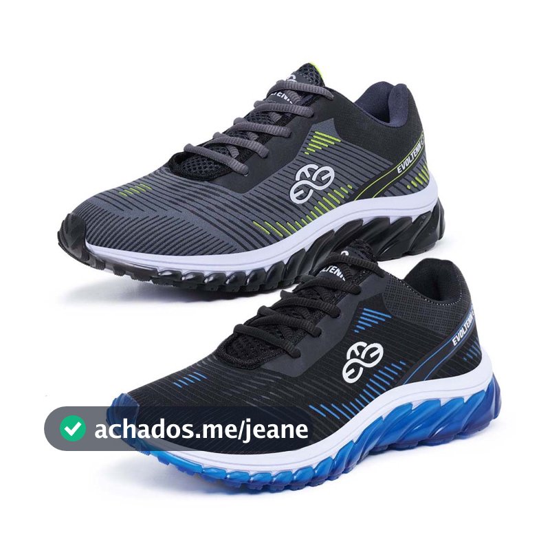 Kit 2 Tênis Academia Corrida Leve Macio Oferta Especial