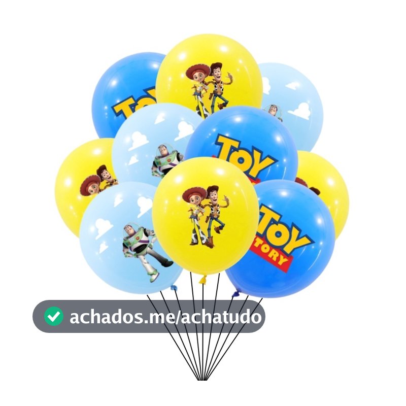 10Pcs 12 Polegadas Toy Story Buzz Lightyear Balão De Látex Para Festa Temática De Aniversário Suprimentos Balões De Decoração