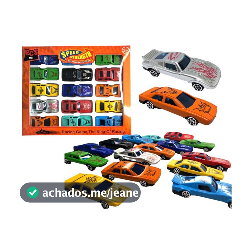 Kit Com 5 a 45 Carrinhos Coloridos Coleção Carros De Brinquedo tipo Colecionavel Action Racing Nascar
