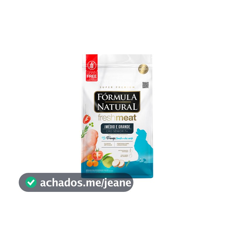 FORMULA NATURAL FRESH MEAT SENIOR MEDIO E GRANDE 12KG