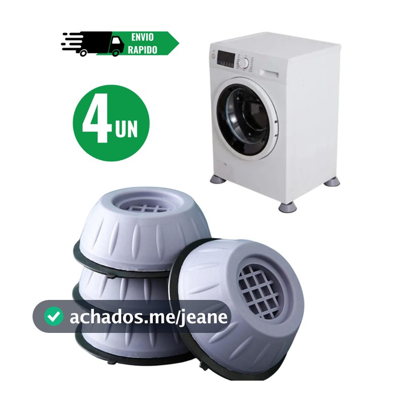 kits 4 /8/12/ pés base máquina de lavar protetor de piso Antivibração para Máquina, Secadora, Geladeira