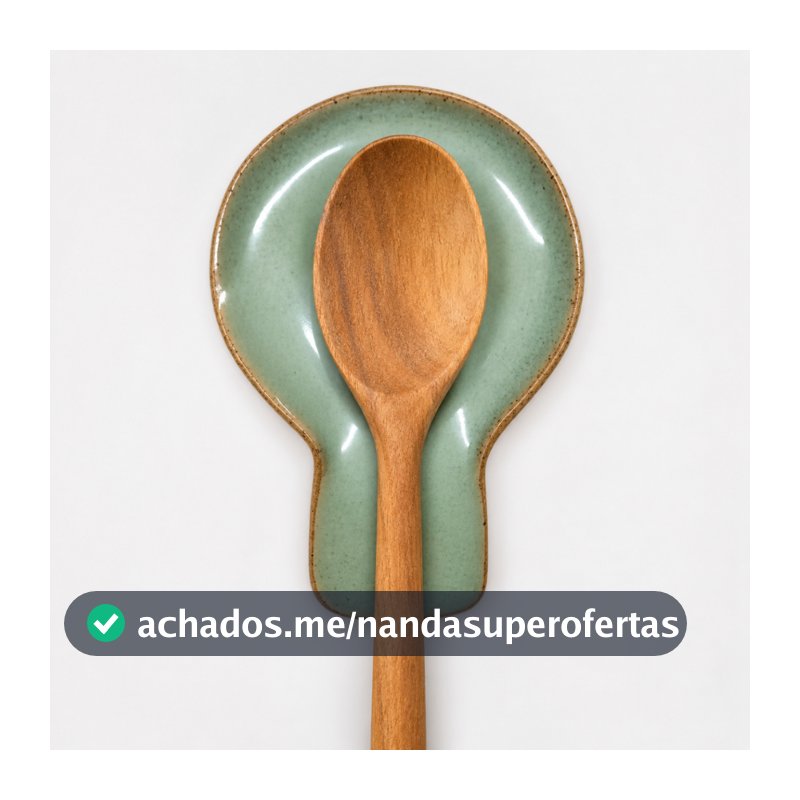 Suporte Descanso de Colher Gourmet / Cerâmica/Porta Colher/Cozinha/Cozinhar/Assessórios/Panela/Fogão