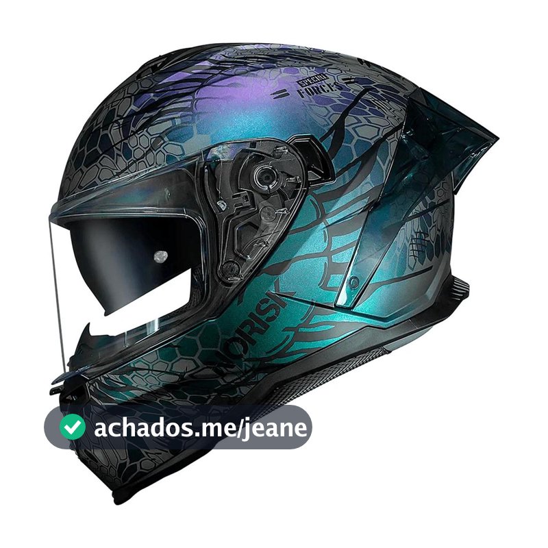 Capacete Original Norisk Strada 2 Cobra Azul