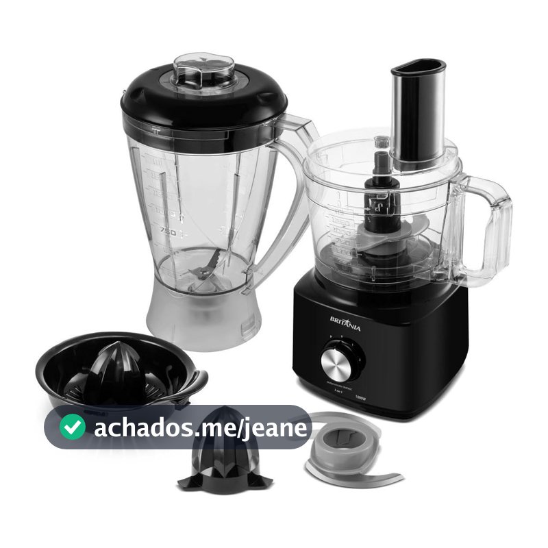 Multiprocessador Britânia BMP900C 3 em 1 Preto