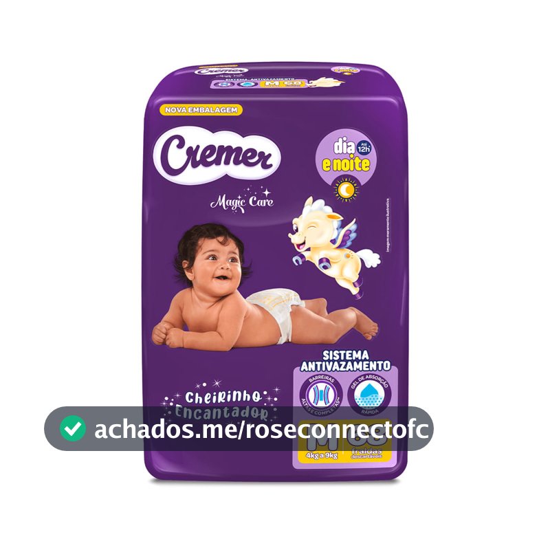 Fralda Descartável Cremer Magic Care Hiper M 68 Tiras