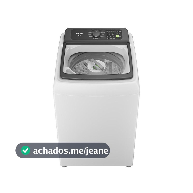 Máquina de Lavar Consul 14Kg com Modo Eco Branca CWN14AB