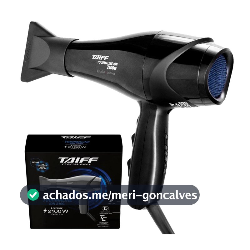 Secador De Cabelo Taiff New Tourmaline Profissional 2100W