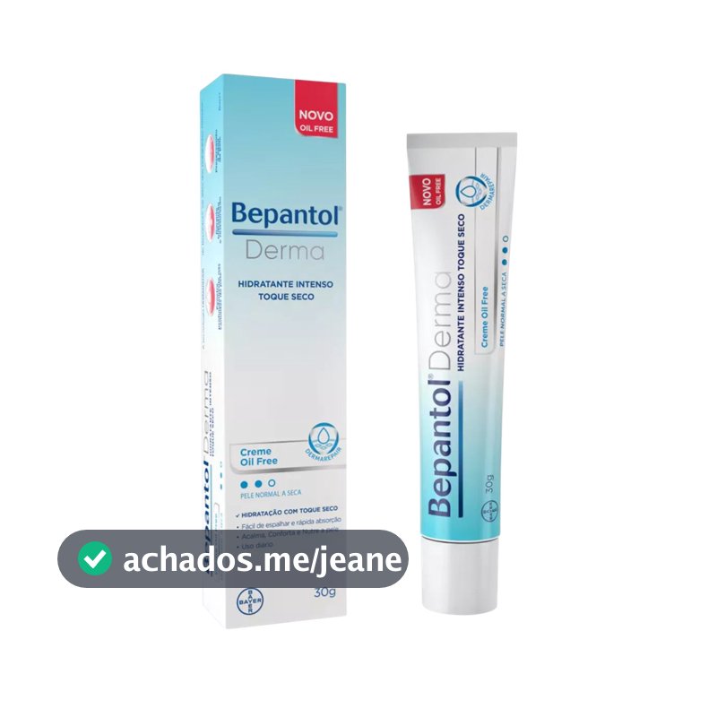 Bepantol Derma Toque Seco Creme Hidratante Intenso 30g