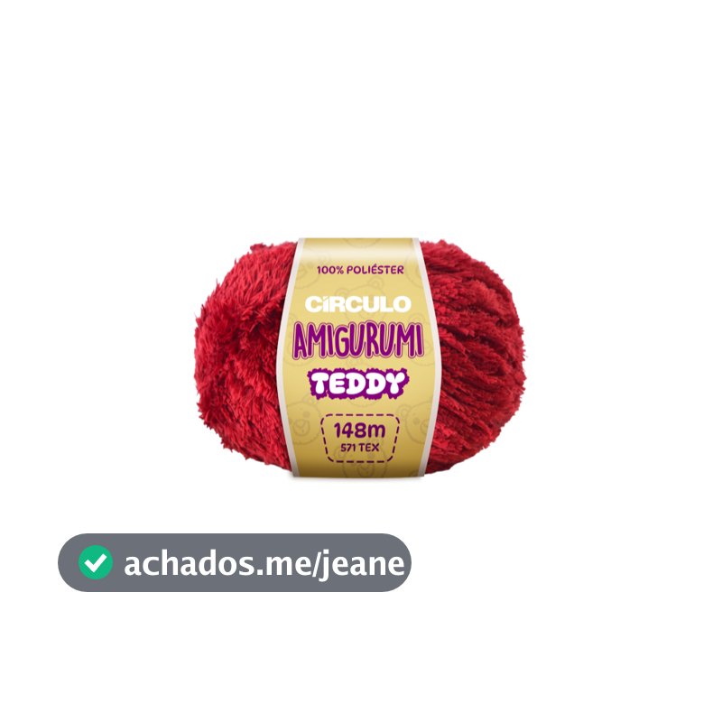 Linha Amigurumi Teddy da Círculo