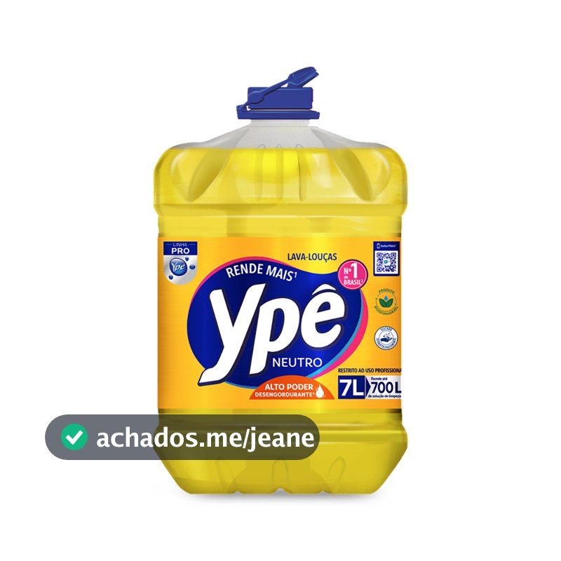 Detergente Líquido Neutro Ypê Pro - 7L