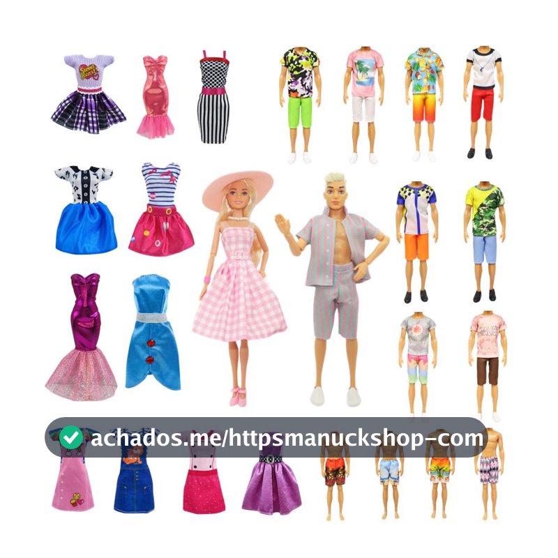2023 Filme Mesmo Estilo Casal Roupas para 30 centímetros Ken Dolls/roupa de boneca