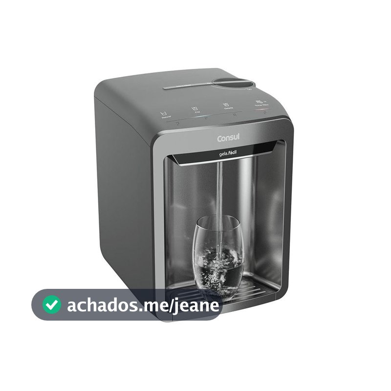 Purificador de Água Consul Refrigerado Eletrônico CPB33AF Cinza Bivolt