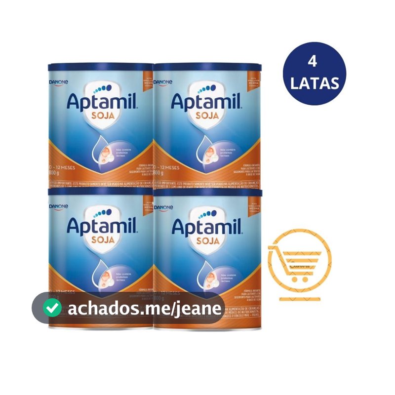 Aptamil Soja 800g - 4 latas