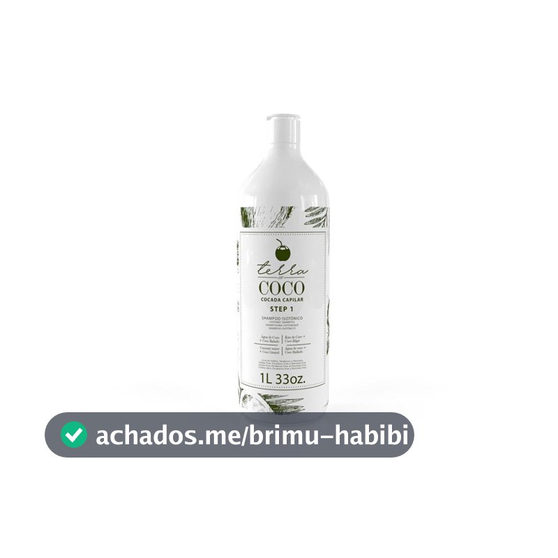 Shampoo Isotônico Sulfato Free 1L - Terra Coco