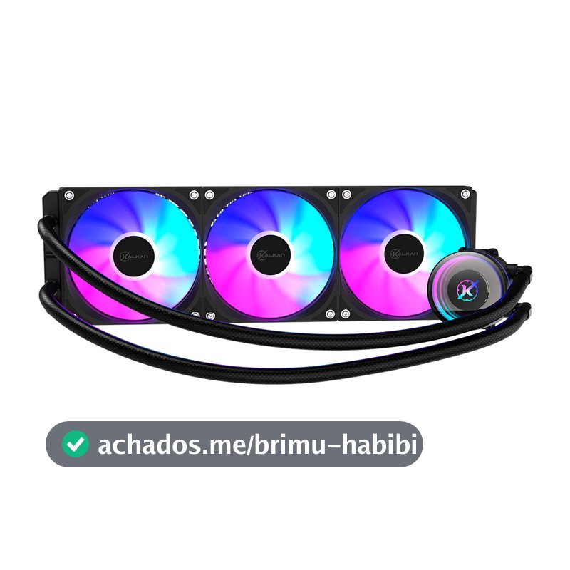 WATER COOLER KALKAN AURA LITE 360MM ARGB PRETO KLK00099 KALKAN