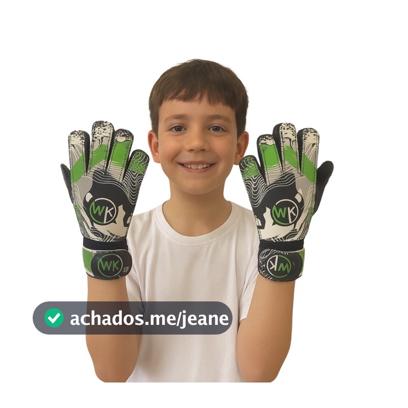 Luva de Goleiro Futebol Campo Society Infatil