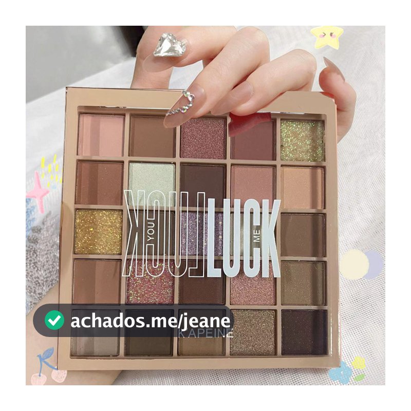 Placa De Sombra De Olho De 25 Cores Fosca Perolada Cor Terra Brilhante E Difícil De Tirar Maquiagem Para Os Olhos