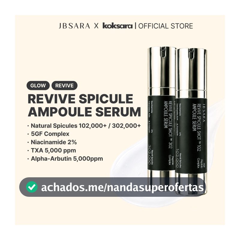 [NEW] JBSARA Revive Spicule Shot™ 102, 302 Ampoule Serum 50ml