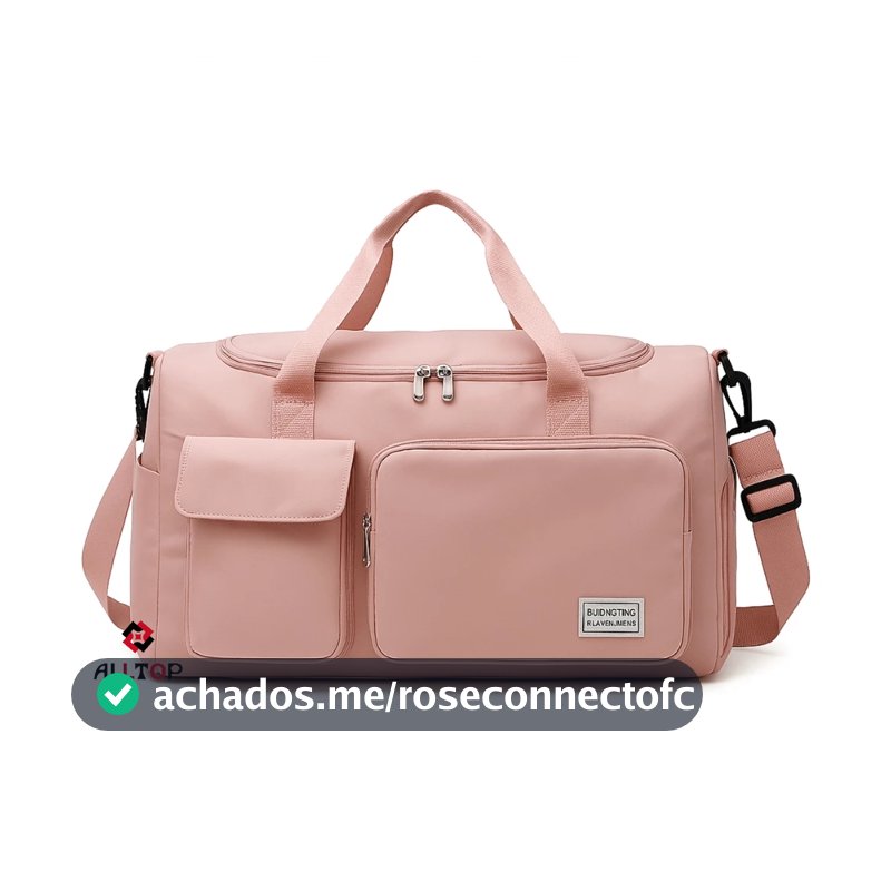 Bolsa De Viagem Sport Com Bolso Impermeável Alça Lateral 30L Capacidade