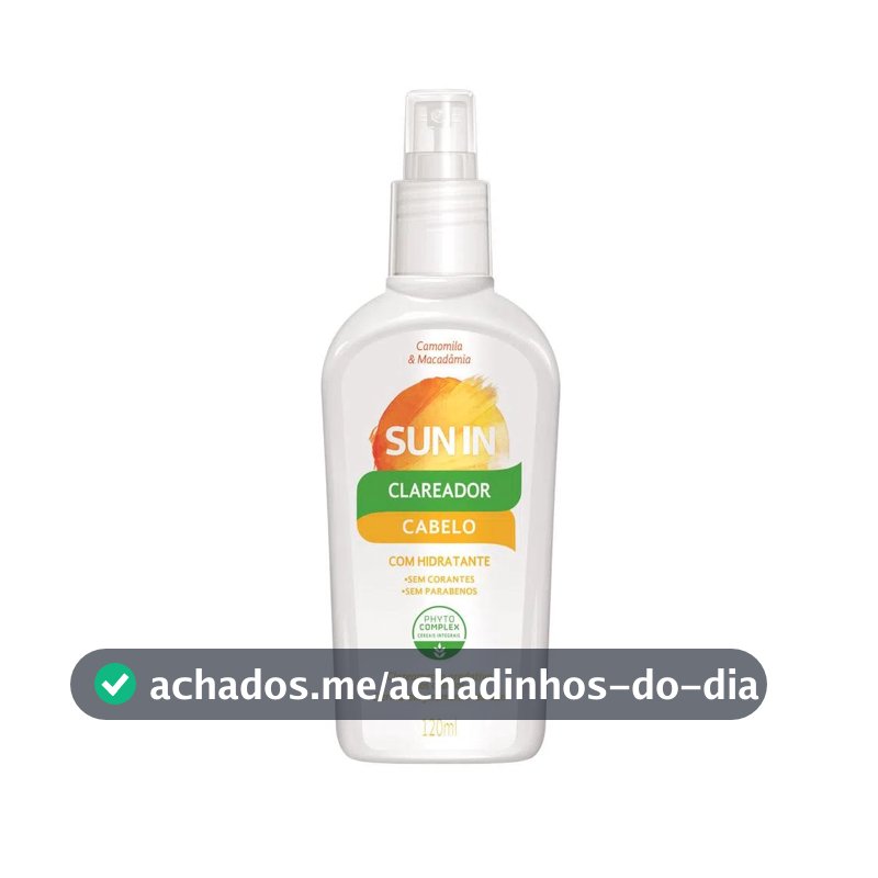 Sun In para Cabelos Phytoervas  - 120ml
