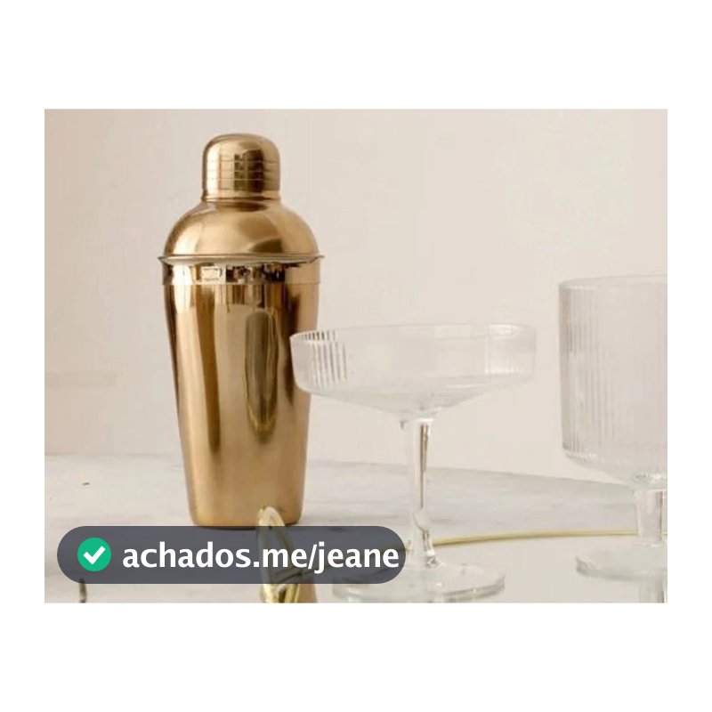 Coqueteleira Luxor Dourado - Westwing