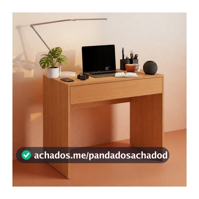 Mesa para Computador Compacta com Gaveta Ideal Home Office e Estudos