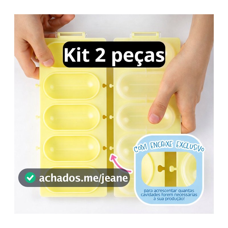 Kit 2 Chocalho Enrolador Para Confeitos De Brigadeiro Beijinho 5 Cavidades - BlueStar OFF//