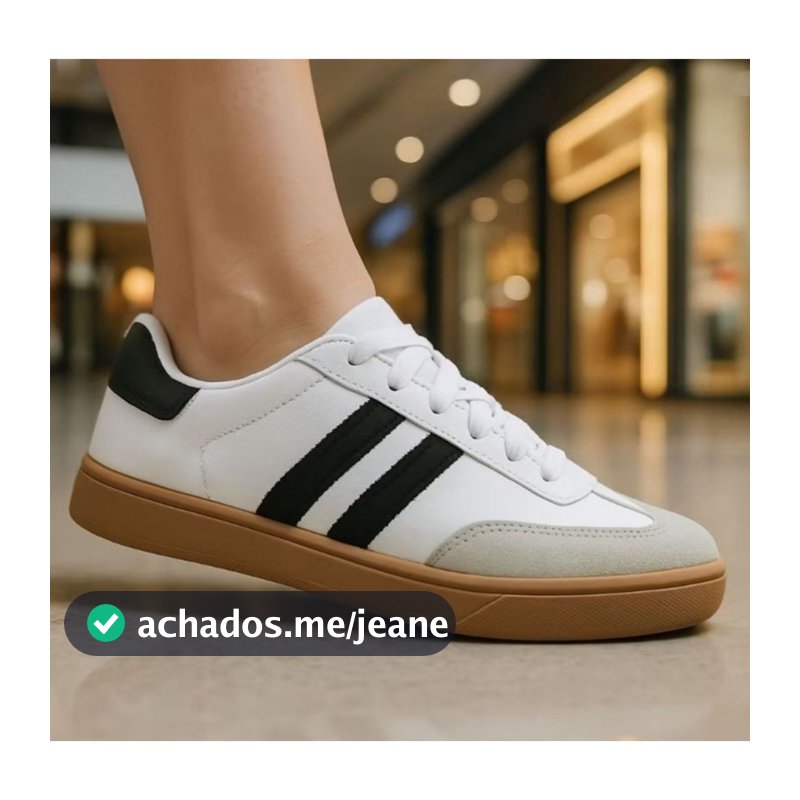 Tenis Feminino Casual Samba Retro Estiloso Com Solado Macio Confortavel Super Leve - Top Para o Dia Dia Pronta Entrega