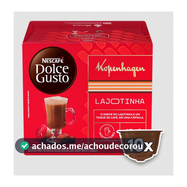Cápsula Kopenhagen Lajotinha Com 10 Unidades Dolce Gusto