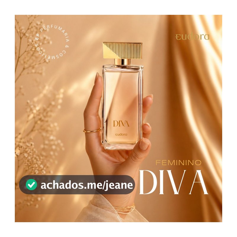 COLONIA EUDORA DIVA 100ML ORIGINAL