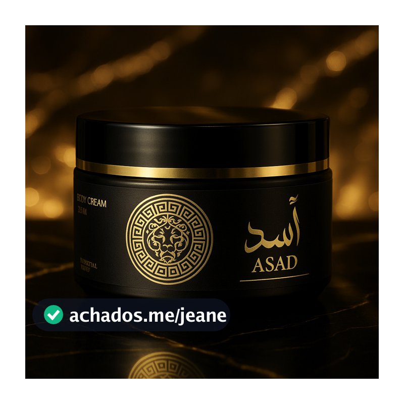 Creme Hidratante Asad Corporal 250ml Grande Árabe