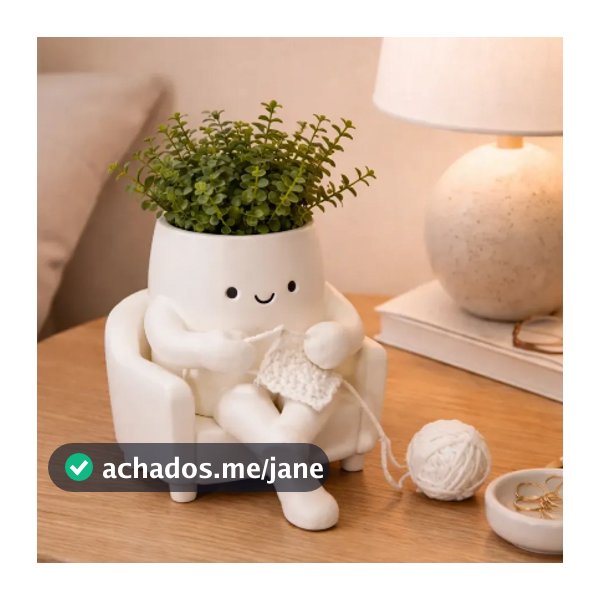 Vaso tricontando em 3d para flores