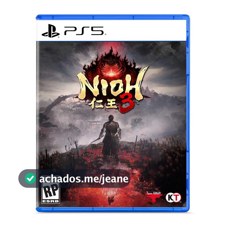 Nioh 3 Steelbook Launch Edition PS5 Midia Fisica