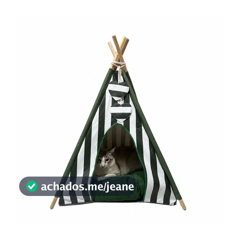 CABANA TOCA TENDA KUCING CASA CASINHA PET CAMA DE LUXO MATERIAL IMPERMEÁVEL TAMANHO M PARA GATO E CACHORRO