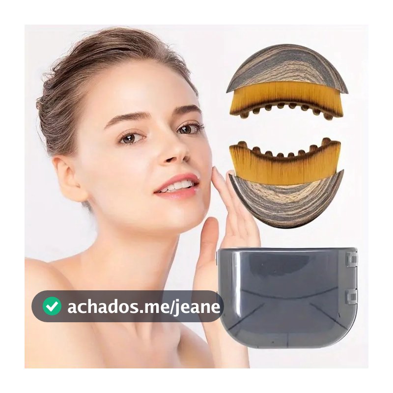 Escova De Massagem De Drenagem Linfática FaceSculpt Pro , Ferramenta Ergonômica Macia Para Contorno Facial E Mandíbula ,