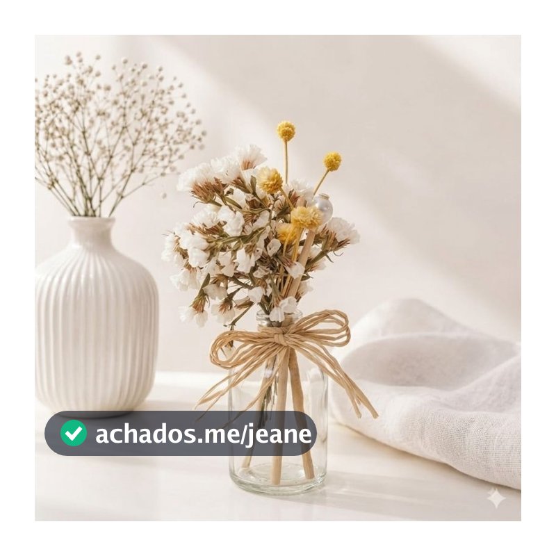 Kit 2 Difusor Aromatizador de Ambiente Em Vidro 30ml Mini