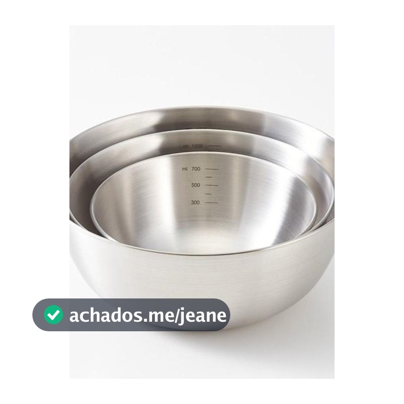 Pedido de borda de comércio exterior [conjunto de três peças bacia] bacia de salada de aço inoxidável doméstico bacia ja
