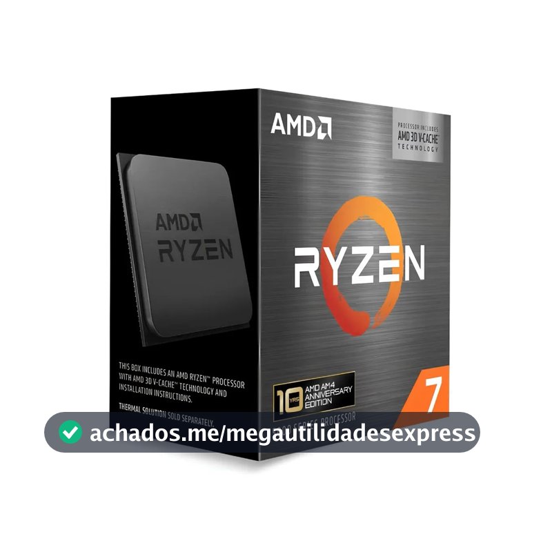 Processador AMD Ryzen 7 5800X3D Anniversary Edition 3,4GHz AM4 100-100000651POF